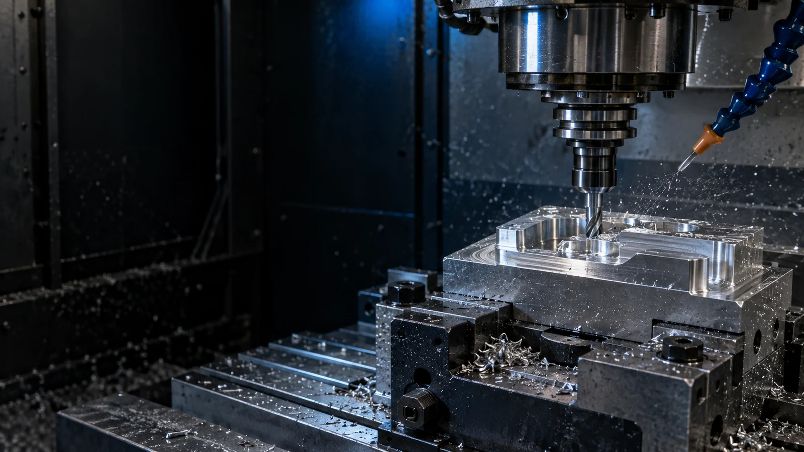 Precise pockets, profiles and complex features in metals and engineering plastics, with workholding and tool access reviewed early.